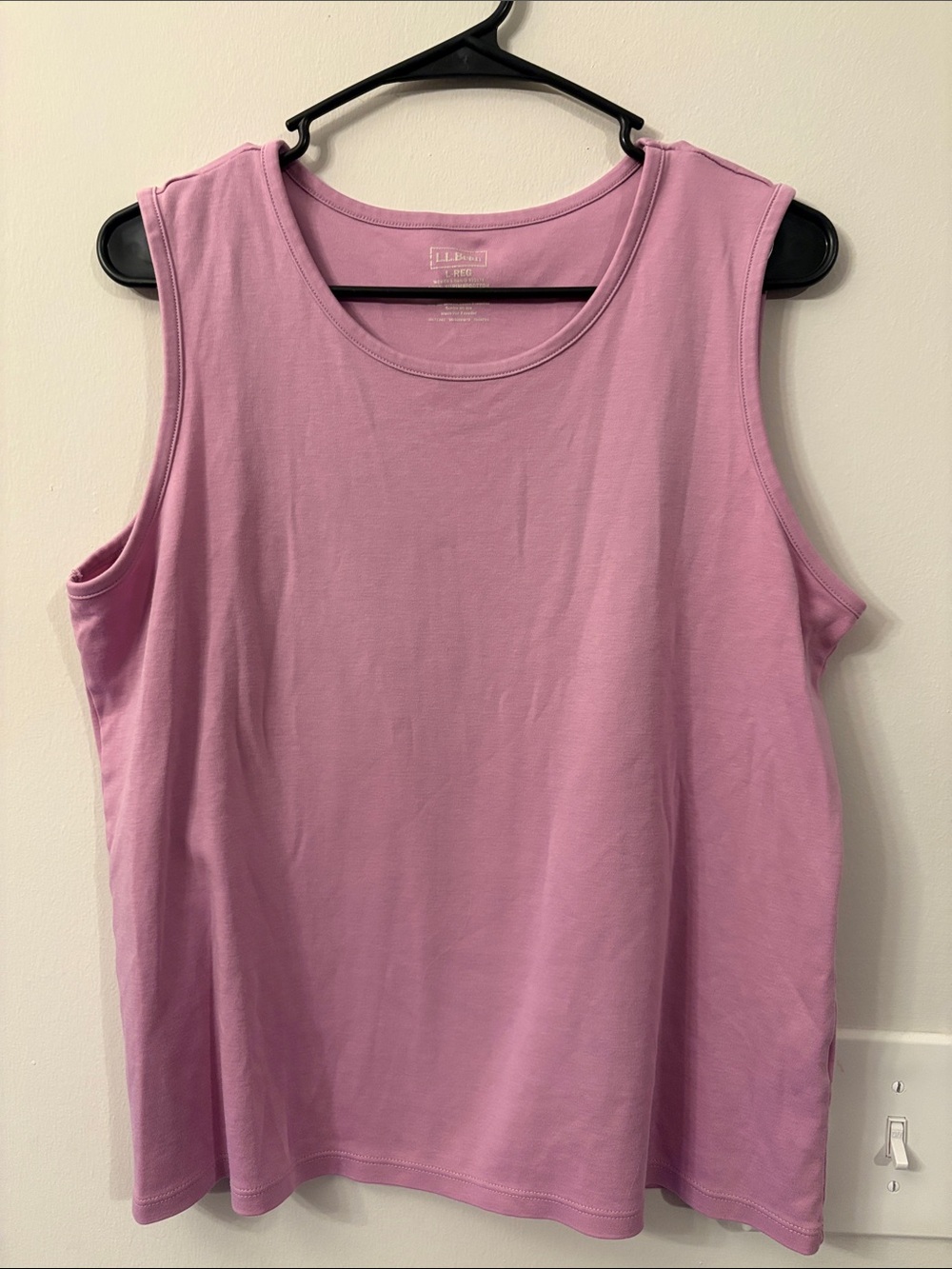 L.L. Bean Lavender Scoop Neck Tank